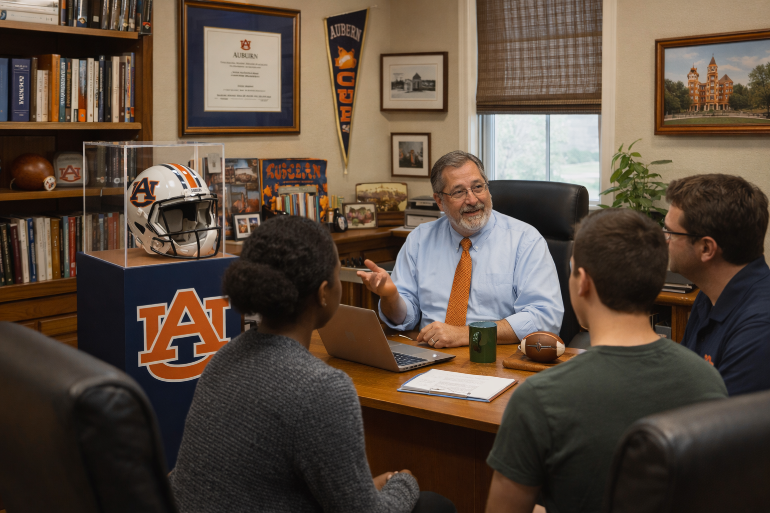 Auburn University Collegiate Display Pedestal - Image 4
