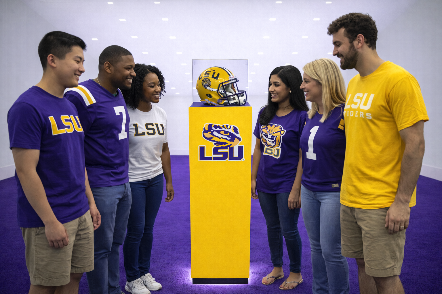 Louisiana State University Collegiate Display Pedestal - Image 5